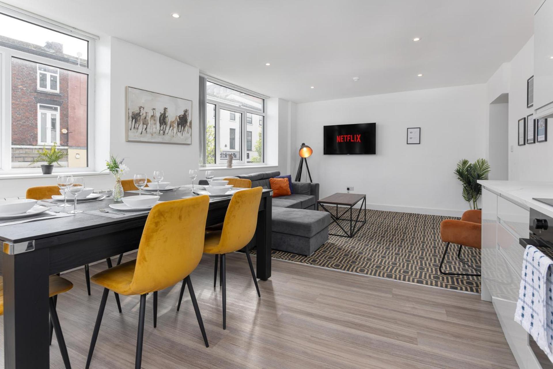Flatzy - 16 Guests 4 En-Suite Central Apartment A Liverpool Eksteriør bilde
